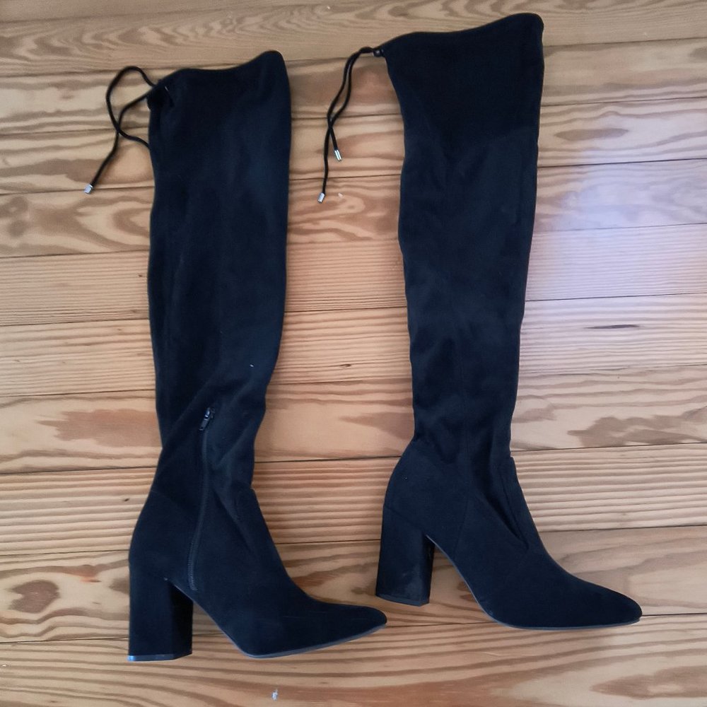High black boots
